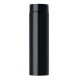 Tuyau d'évacuation de fumée 130 mm noir 1 m