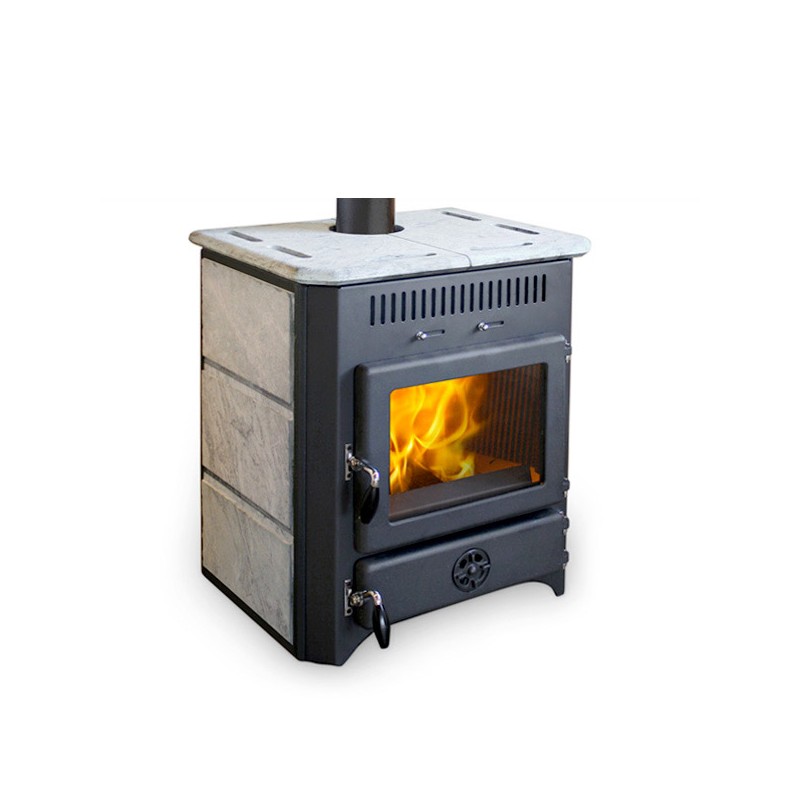 Poêle à bois Thermovulkan 20 Kw - Avec bouilleur