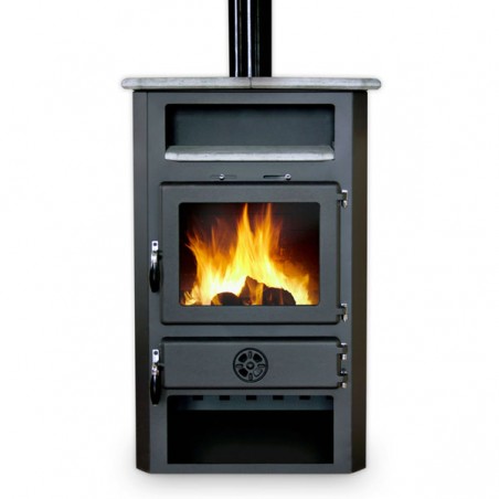 Poêle à bois avec bouilleur MBS Thermo In - Avec Bouilleur