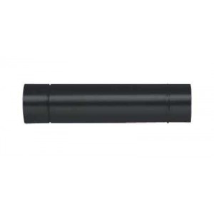 Tuyau fumée 120 mm noir 50 cm