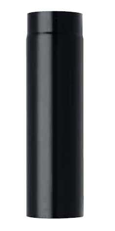 Tuyau d'évacuation de fumée noir 130 mm 100 cm