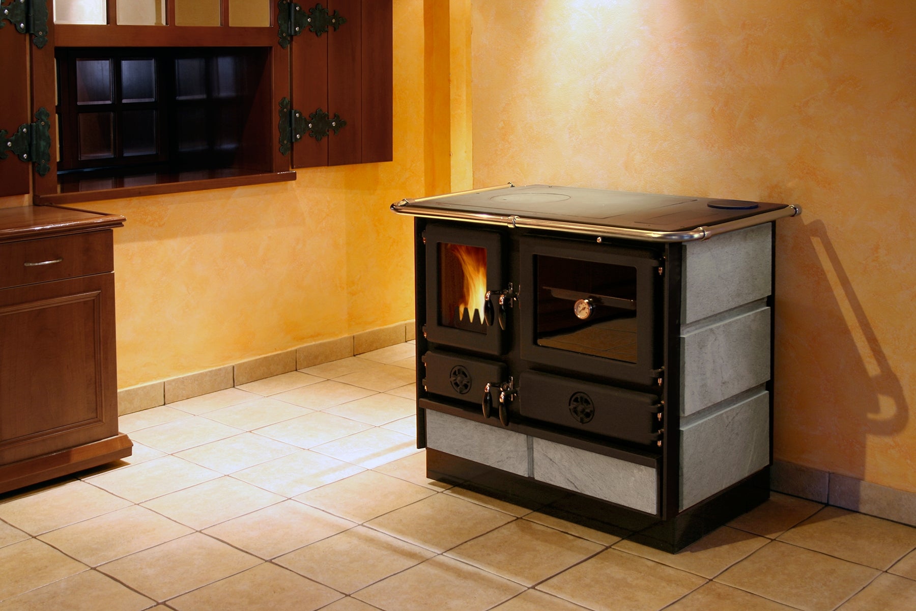 Cuisinière bouilleur Thermo Magnum à pierre ollaire