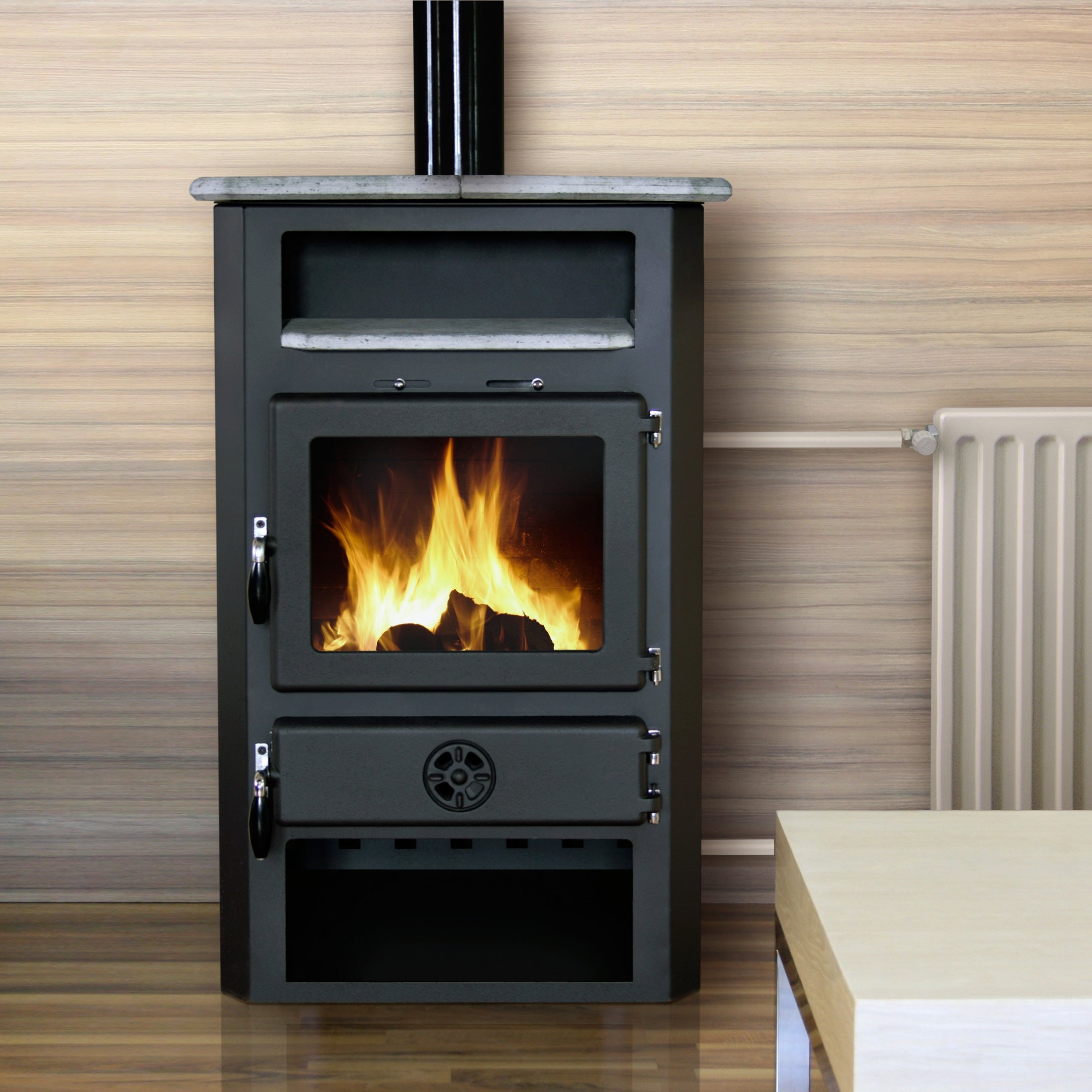 Poêle à bois avec bouilleur MBS Thermo In